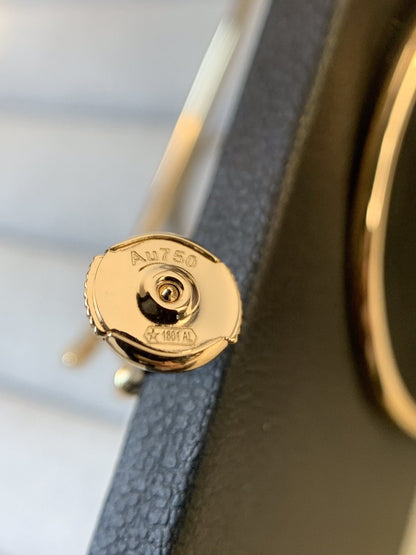 [Regal Gem]JUSTE EARRINGS GOLD DIAMONDS 1.8MM