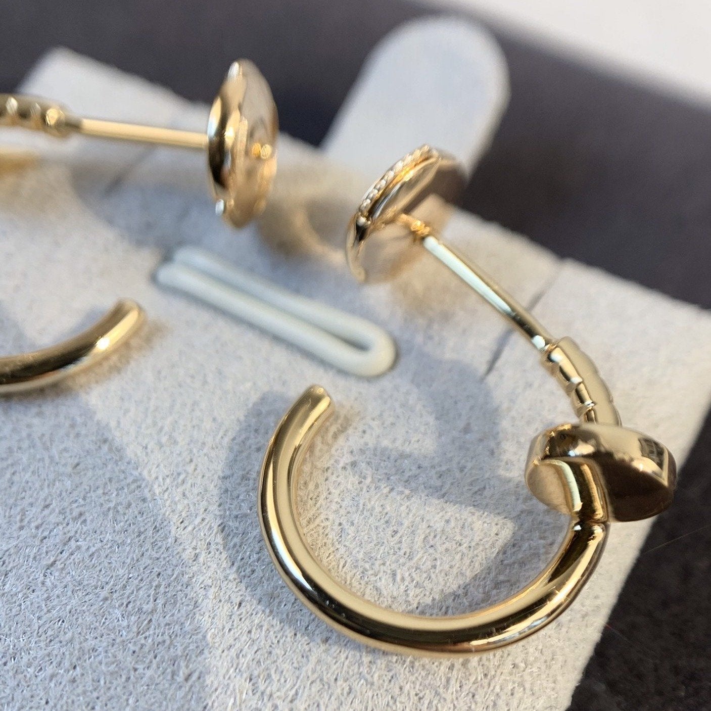 [Regal Gem]JUSTE EARRINGS PINK GOLD
