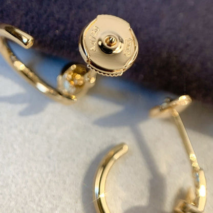 [Regal Gem]JUSTE EARRINGS PINK GOLD