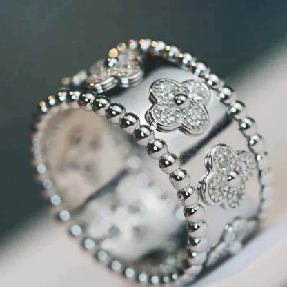 [Regal Gem]CLOVER KALEIDOSCOPE RING 10MM