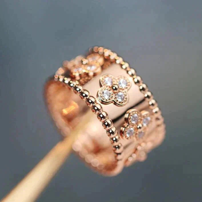 [Regal Gem]CLOVER KALEIDOSCOPE RING 10MM