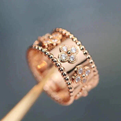 [Regal Gem]CLOVER KALEIDOSCOPE RING 10MM