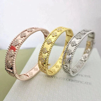 [Regal Gem]CLOVER BRACELET 8MM DIAMONDS