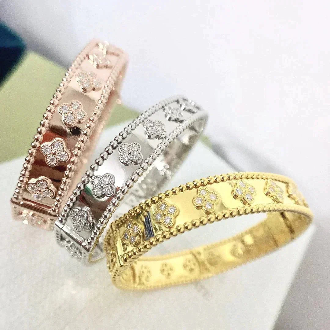 [Regal Gem]CLOVER BRACELET 8MM DIAMONDS