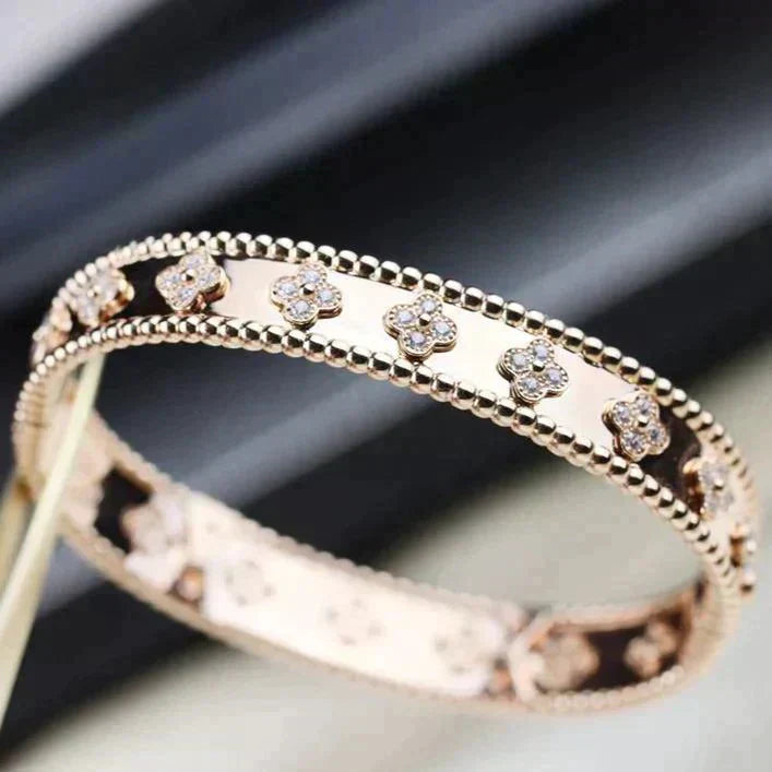 [Regal Gem]CLOVER BRACELET 8MM DIAMONDS