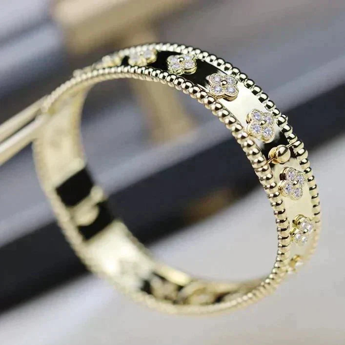 [Regal Gem]CLOVER BRACELET 8MM DIAMONDS