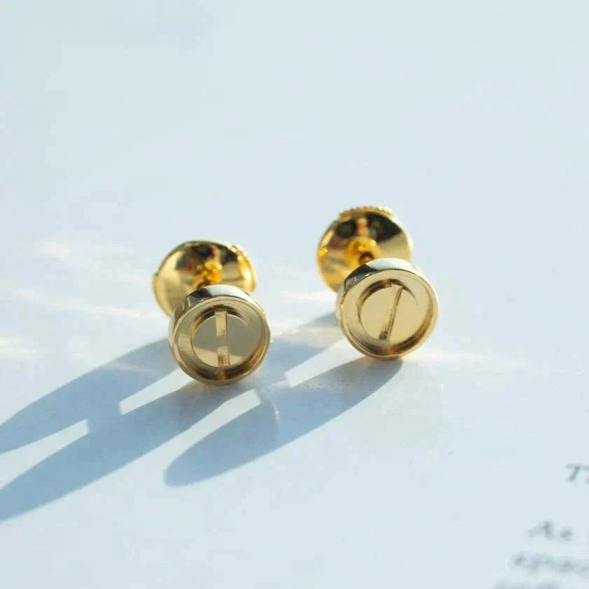 [Regal Gem]LOVE EARRINGS GOLD 10MM