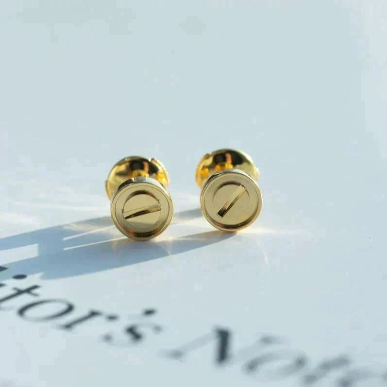 [Regal Gem]LOVE EARRINGS GOLD 10MM