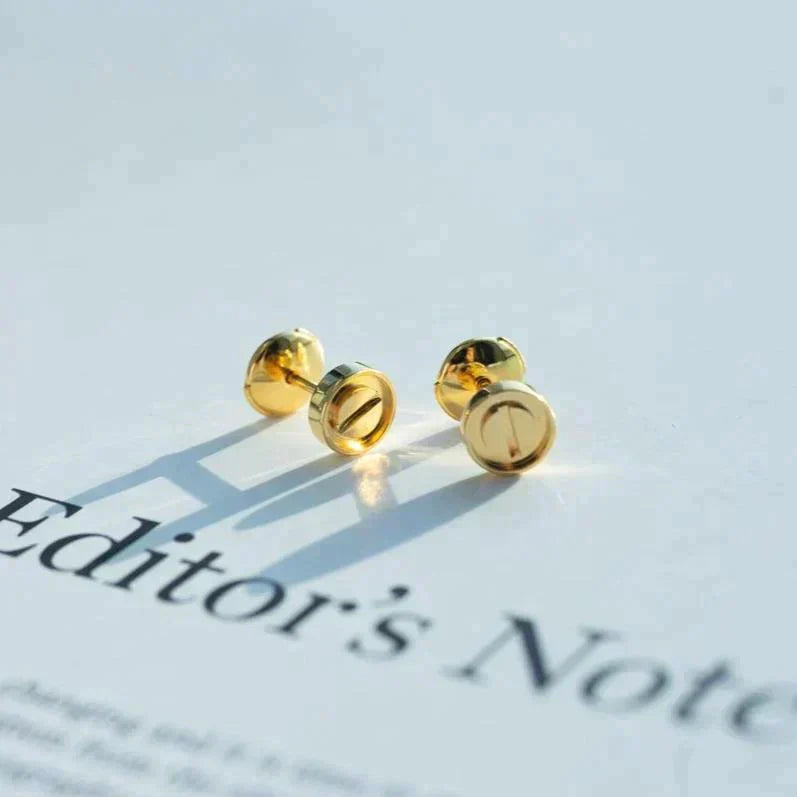 [Regal Gem]LOVE EARRINGS GOLD 10MM