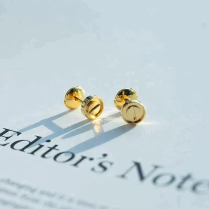 [Regal Gem]LOVE EARRINGS GOLD 10MM