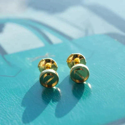 [Regal Gem]LOVE EARRINGS GOLD 10MM
