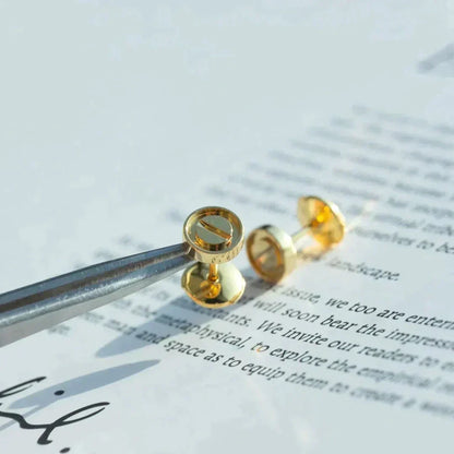 [Regal Gem]LOVE EARRINGS GOLD 10MM