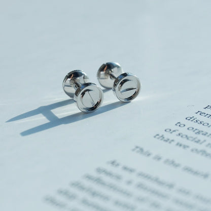 [Regal Gem]LOVE EARRINGS SILVER 10MM