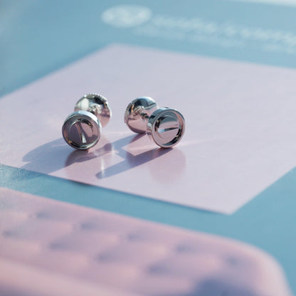[Regal Gem]LOVE EARRINGS SILVER 10MM
