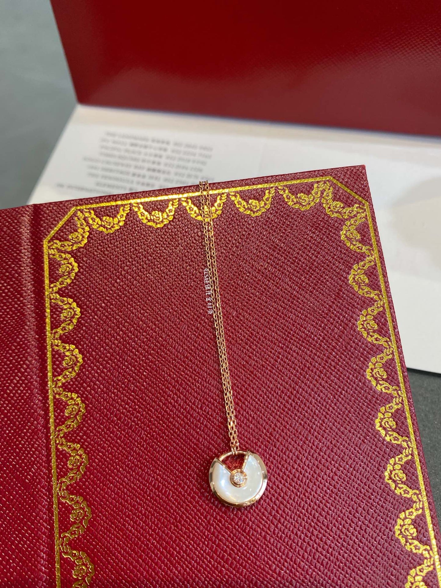 [Regal Gem]AMULETTE Regal Gem GOLD MOP NECKLACE