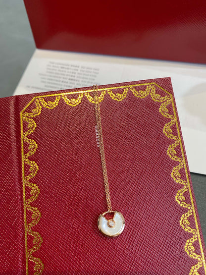 [Regal Gem]AMULETTE Regal Gem GOLD MOP NECKLACE