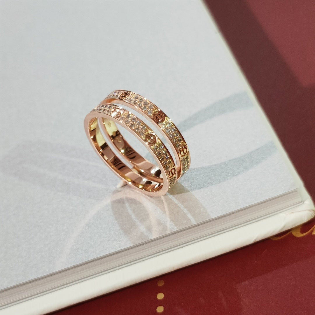 [Regal Gem]LOVE RING 2.65MM DIAMOND