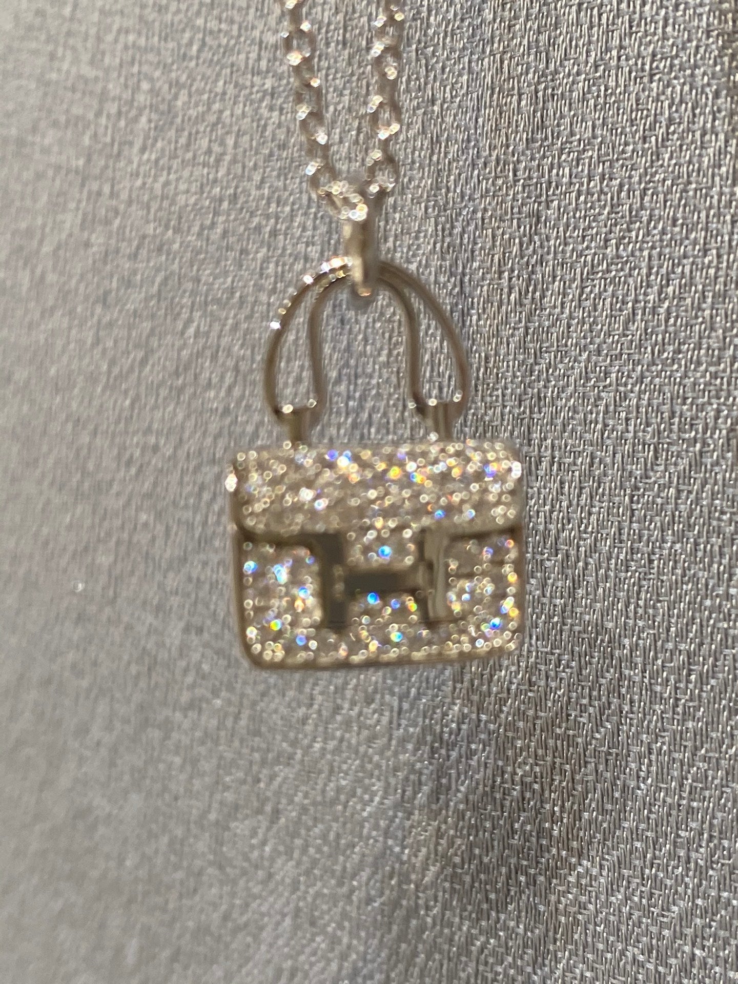 [Regal Gem]CONSTANCE PEDANT DIAMOND NECKLACE
