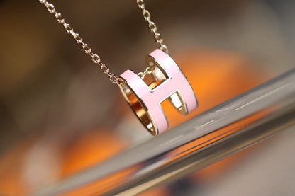 [Regal Gem]POP H PEDANT PINK GOLD