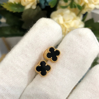[Regal Gem]CLOVER MINI GOLD EARRINGS
