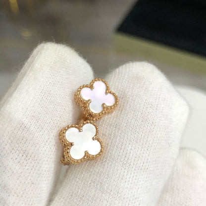 [Regal Gem]CLOVER MINI GOLD EARRINGS