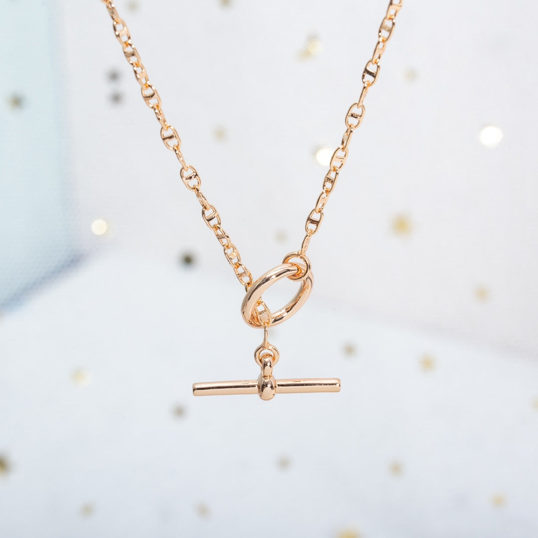 [Regal Gem]ECHAPPEE NECKLACE PINK GOLD