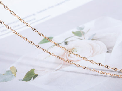 [Regal Gem]ECHAPPEE NECKLACE PINK GOLD