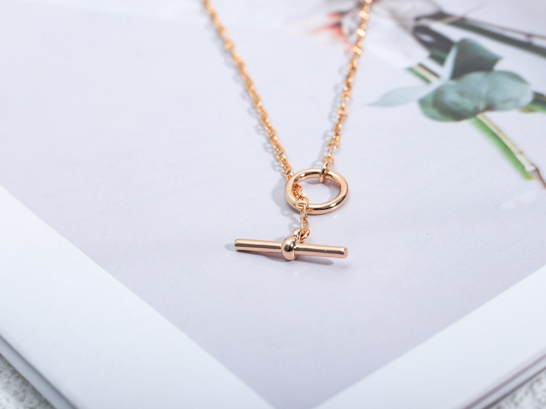 [Regal Gem]ECHAPPEE NECKLACE PINK GOLD