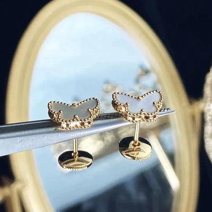 [Regal Gem]SWEET BUTTERFLY MOP EARSTUDS