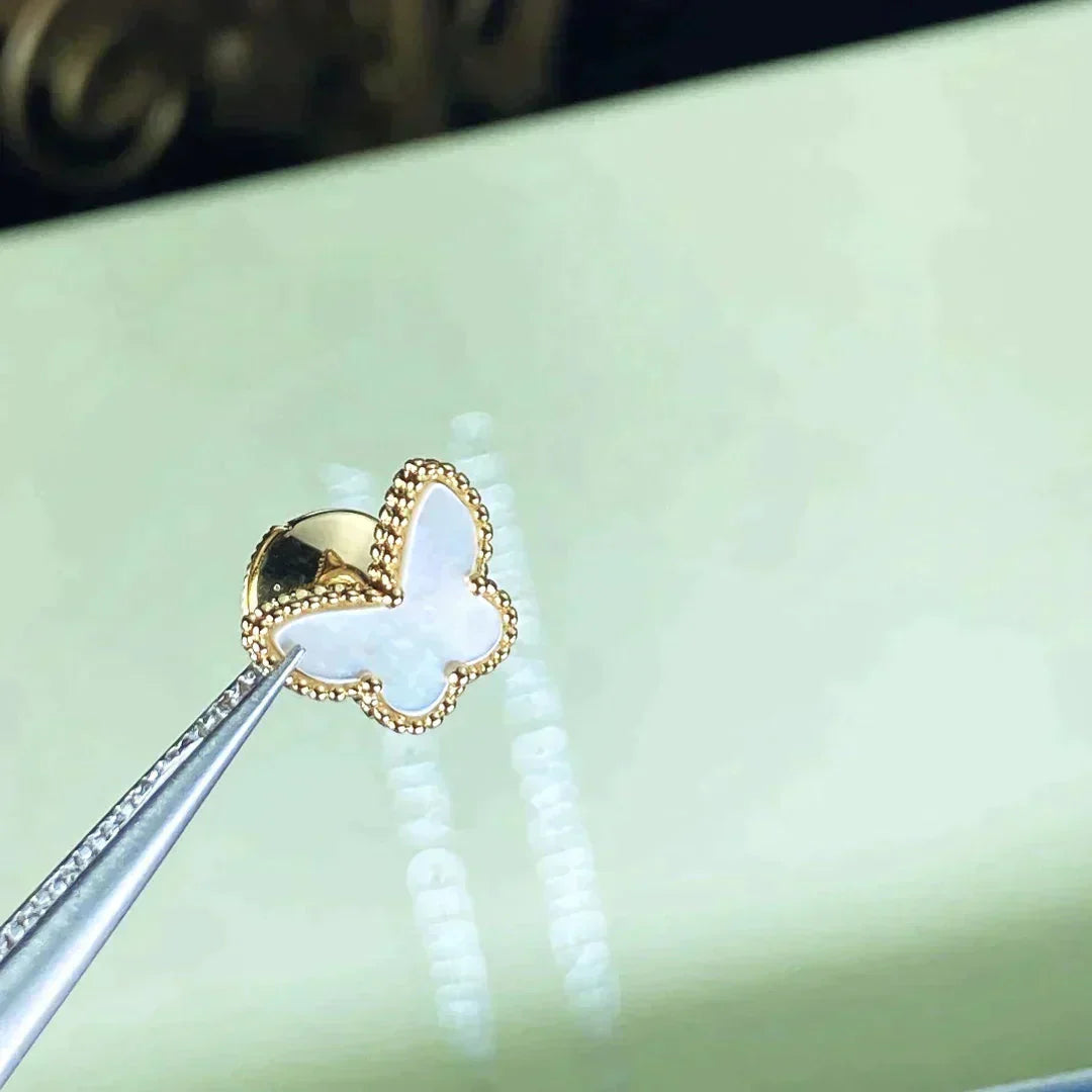 [Regal Gem]SWEET BUTTERFLY MOP EARSTUDS