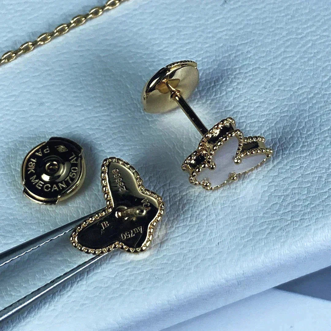 [Regal Gem]SWEET BUTTERFLY MOP EARSTUDS