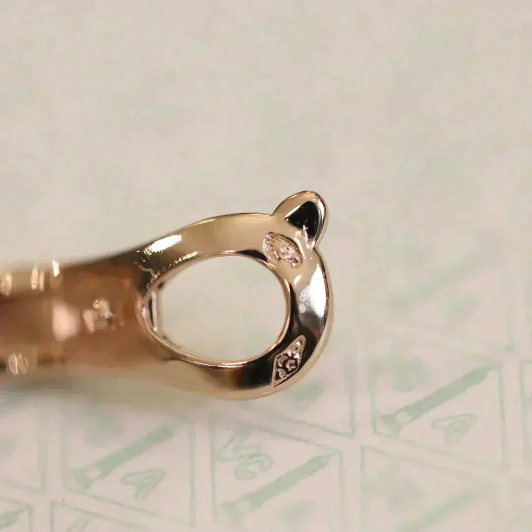 [Regal Gem]CLOVER MEDIUM 1 MOTIFS FUll DIAMOND EARRINGS