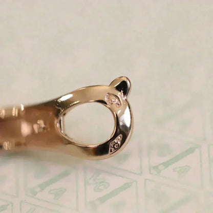 [Regal Gem]CLOVER MEDIUM 1 MOTIFS FUll DIAMOND EARRINGS