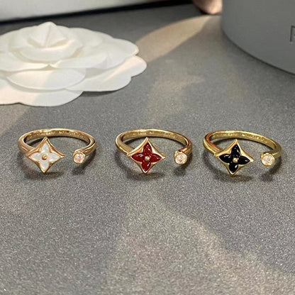 [Regal Gem]STAR 1 DIAMOND OPEN RING