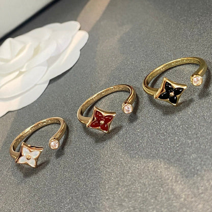 [Regal Gem]STAR 1 DIAMOND OPEN RING