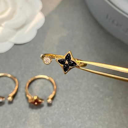 [Regal Gem]STAR 1 DIAMOND OPEN RING