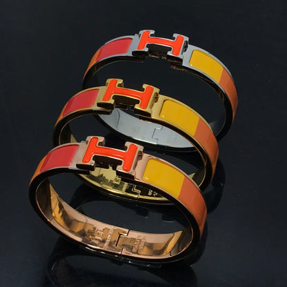 [Regal Gem]H BRACELET ORANGE RAINBOW CERAMIC