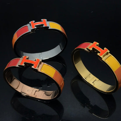 [Regal Gem]H BRACELET ORANGE RAINBOW CERAMIC