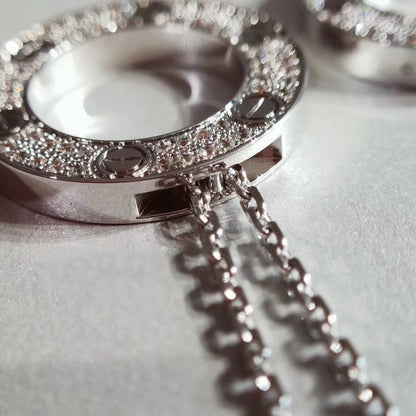 [Regal Gem]LOVE NECKLACE ADJUSTABLE SILVER