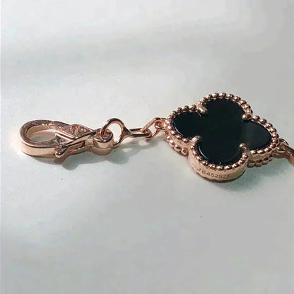 [Regal Gem]CLOVER 5 MOTIFS MULTICOLOR BRACELET