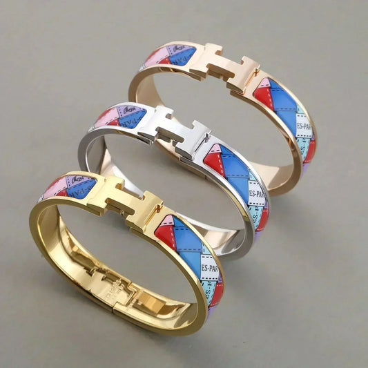 [Regal Gem]H BRACELET DOTTED BORDER 12MM