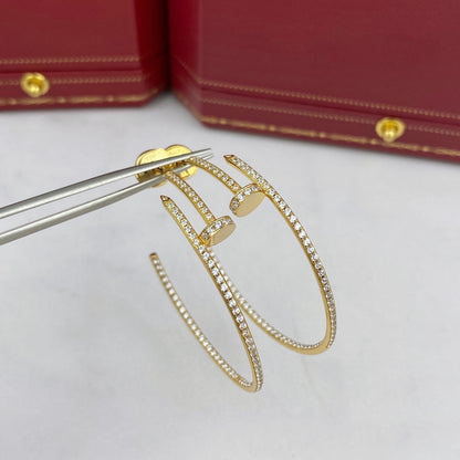[Regal Gem]JUSTE EARRINGS FULL DIAMONDS 1.8MM