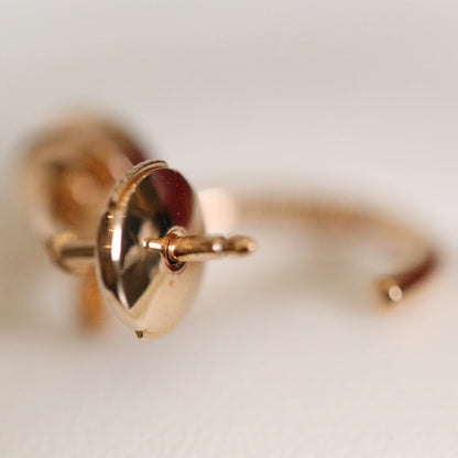 [Regal Gem]JUSTE EARRINGS PINK GOLD