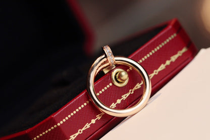 [Regal Gem]JUSTE RING 2.65MM PINK GOLD DIAMOND
