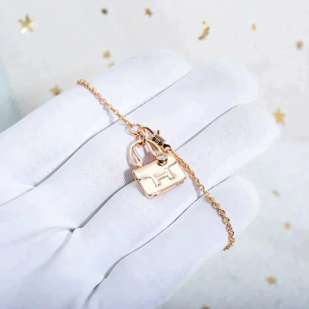 [Regal Gem]AMULETTE PEDANT Regal Gem GOLD NECKLACE