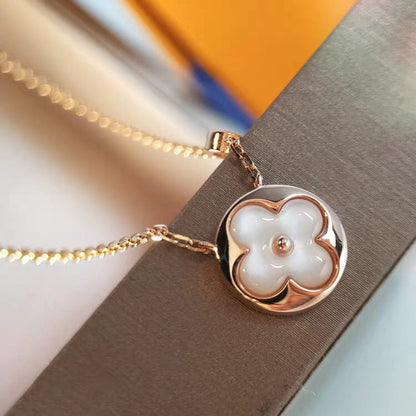 [Regal Gem]SUN MOP GOLD 1 DIAMOND NECKLACE