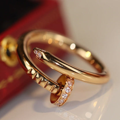 [Regal Gem]JUSTE RING 2.65MM GOLD DIAMOND