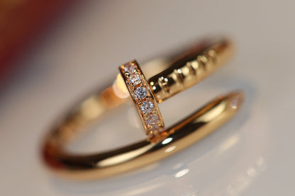 [Regal Gem]JUSTE RING 2.65MM GOLD DIAMOND