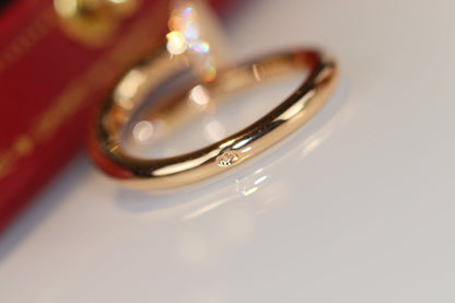 [Regal Gem]JUSTE RING 2.65MM GOLD DIAMOND