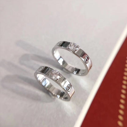 [Regal Gem]LOVE RING 3.6MM 1 BIG DIAMOND